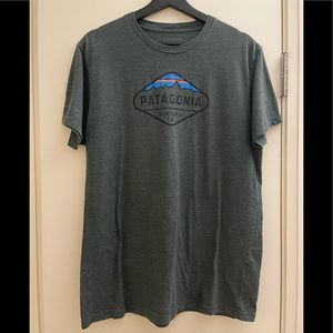 Patagonia Forest Green Logo T-Shirt